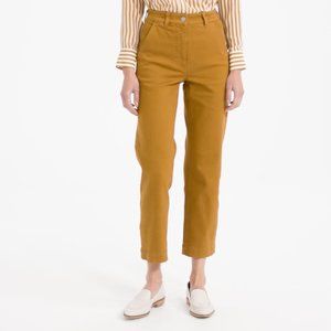Everlane Straight Leg Crop, Golden Brown